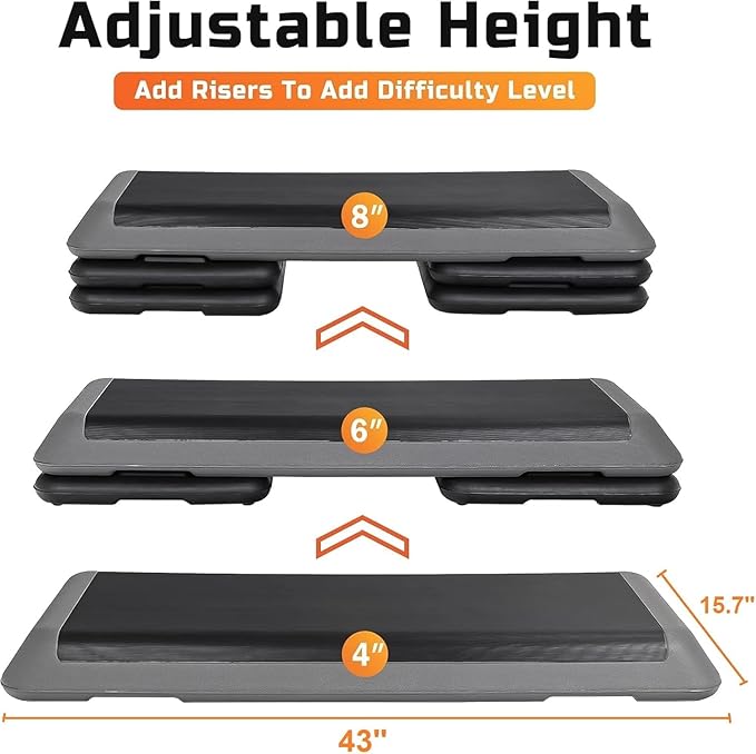 Pulse Gears Adjustable Aerobic Step Platform
