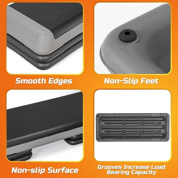 Pulse Gears Adjustable Aerobic Step Platform