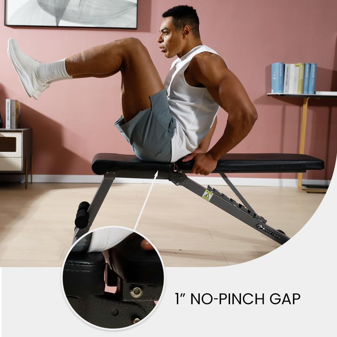 Pulse Gears Foldable Weight Bench Pro
