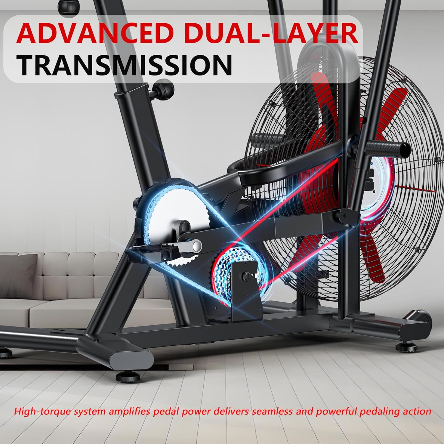 Pulse Gears Air Resistance Exercise Bike