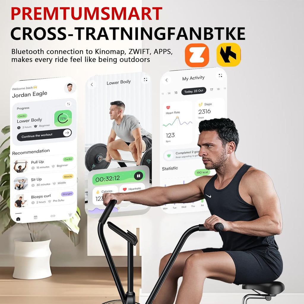 Pulse Gears Air Resistance Exercise Bike