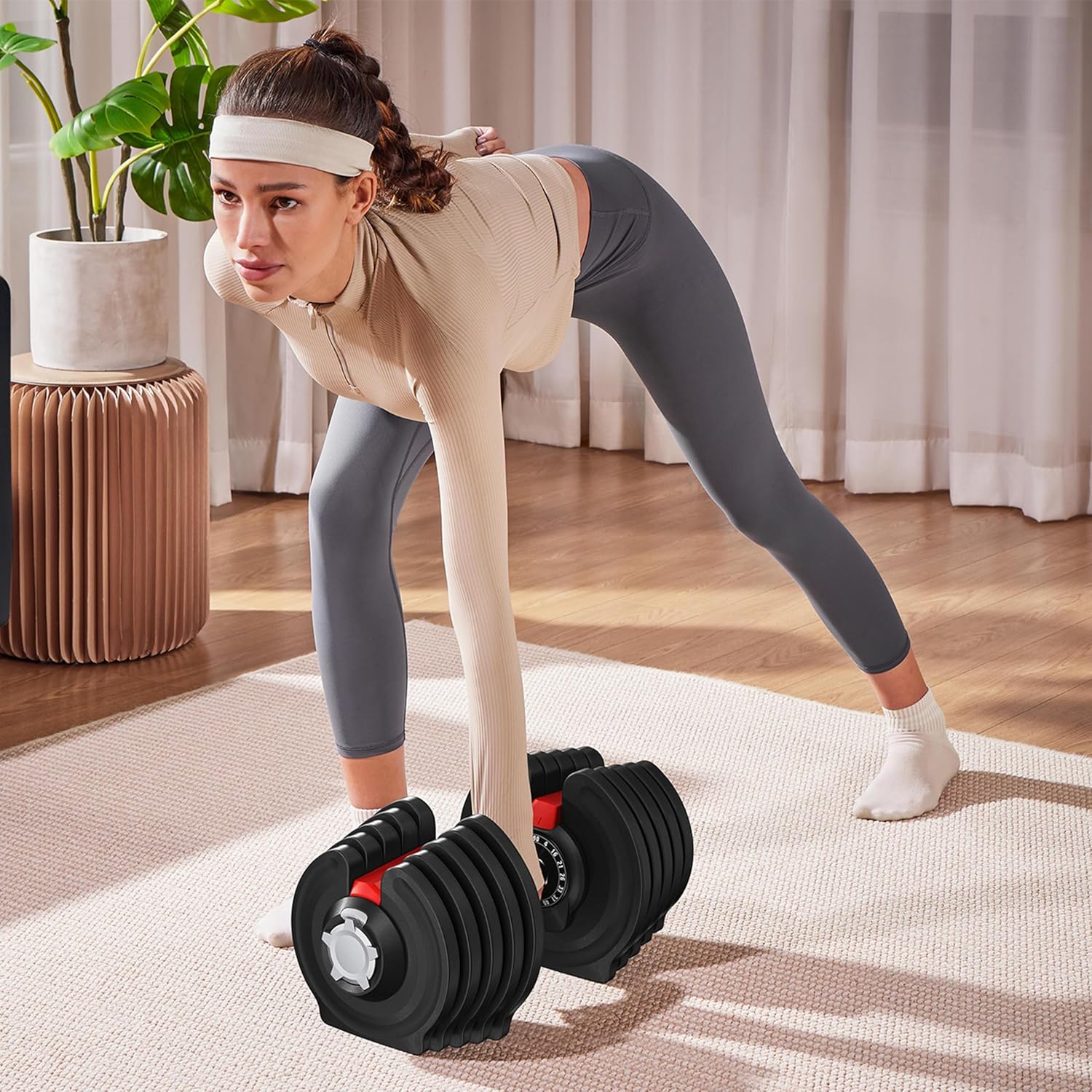 Pulse Gears Pro Adjustable Dumbbell Set 90lb