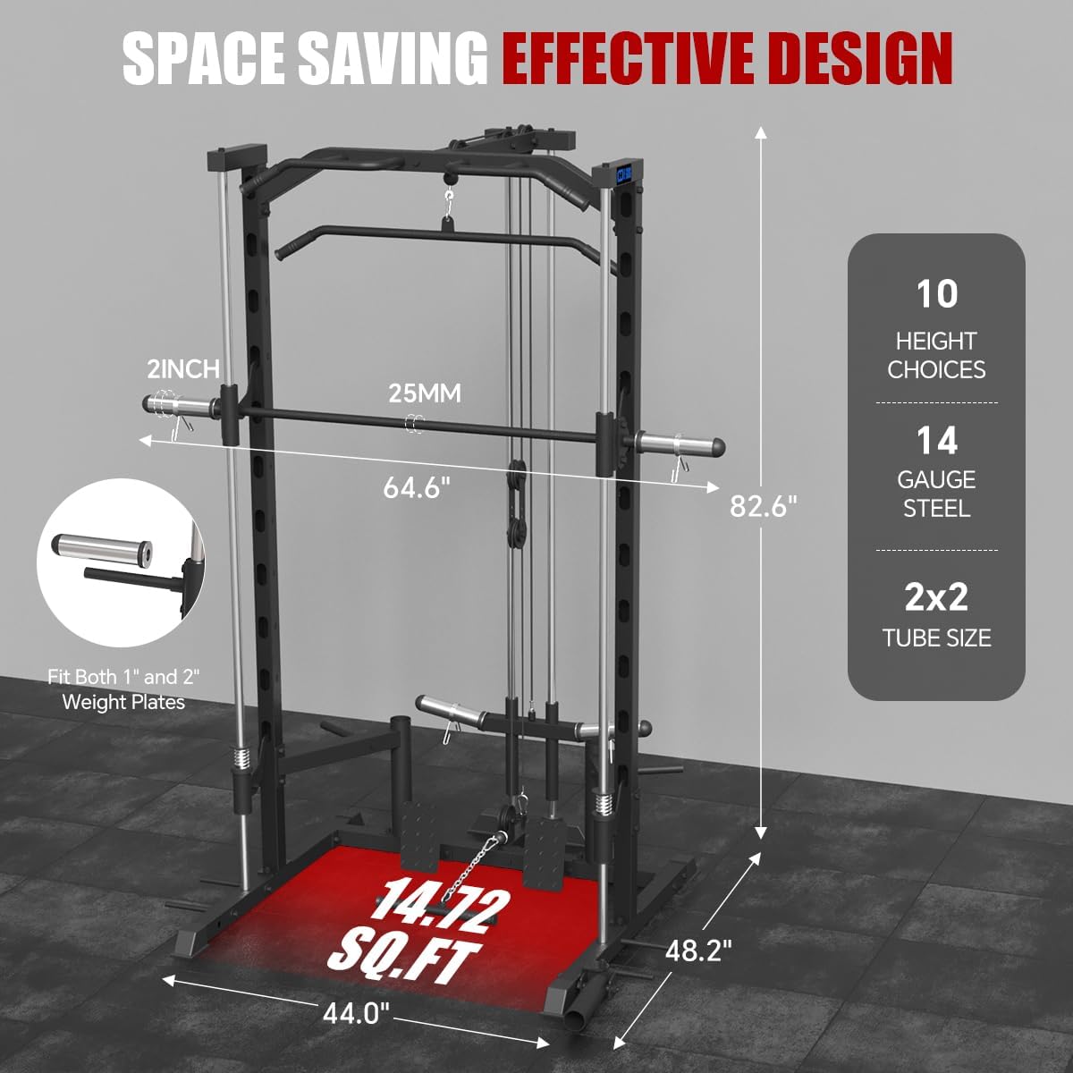 Pulse Gears Compact Smith Machine
